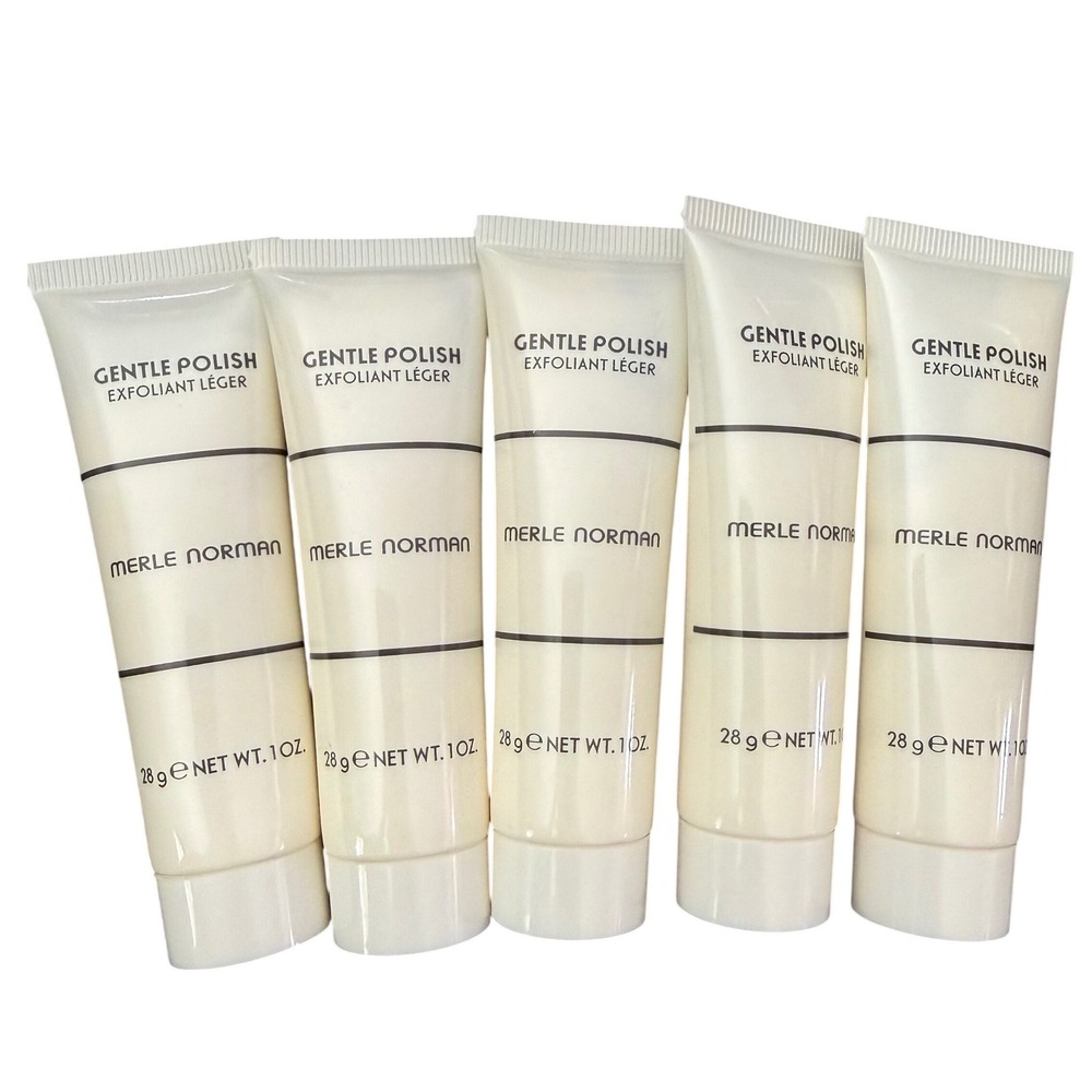 Merle Norman Gentle Polish Exfoliant Leger Facial Scrub 1oz Travel Size Lot of 5